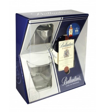 Whisky Ballantines 0.7l + 2 sk