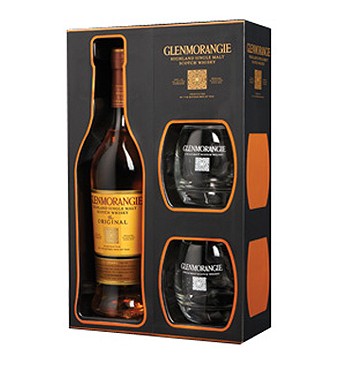 Glenmorangie 10 YO dárková kazeta se skleničkami