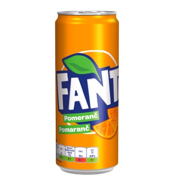 Fanta pomeranč 0.33l plech