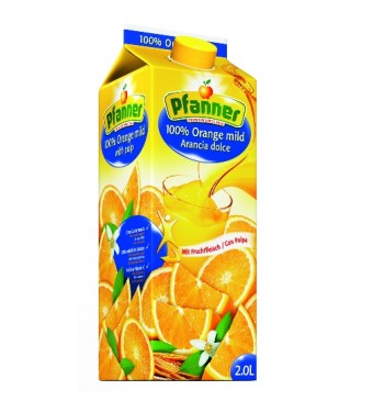 Džus Pfanner orange s dužinou 100% 2l